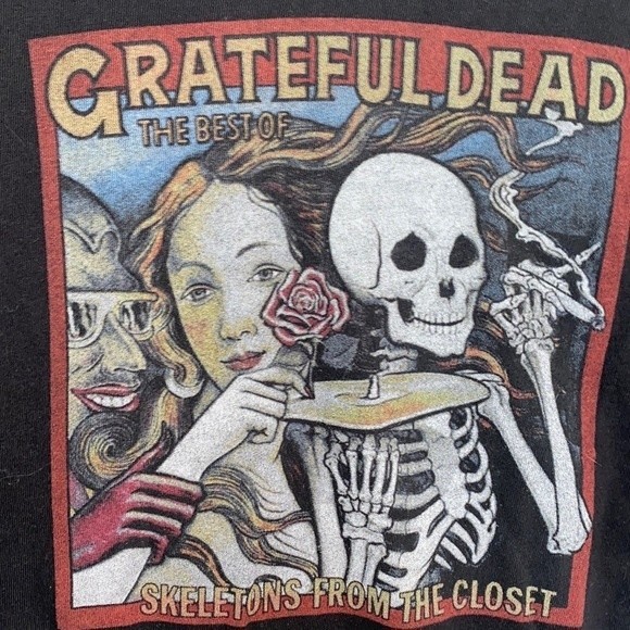 Alice+Olivia Shira Roll Cuff Grateful Dead Tee XS - Picture 3 of 5